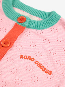 Bobo Choses / BABY / Open Work Cardigan / Color Block