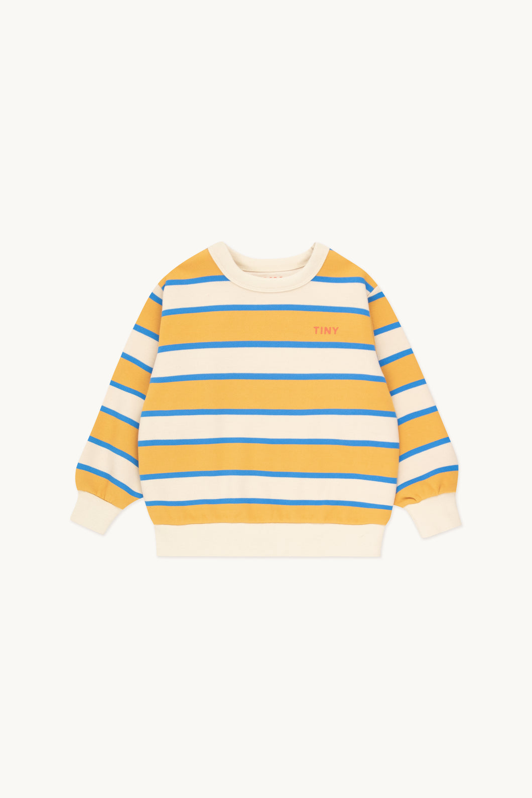 Tinycottons / KID / Stripes Sweatshirt / Vanilla - Mustard