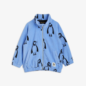 Mini Rodini / Fleece Jacket / Penguin / Blue