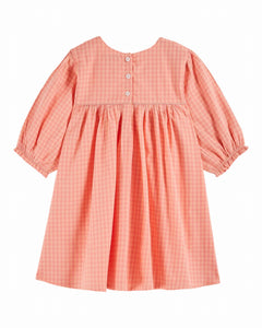 Emile et Ida / KID / Dress / Vichy Pivoine