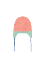 Load image into Gallery viewer, Tinycottons / KID / Color Block Earflap Beanie / Pink - Emerald