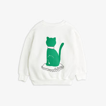 Load image into Gallery viewer, Mini Rodini / Sweatshirt / Cat / White