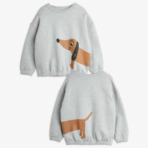 Mini Rodini / Sweatshirt / Dog / Grey