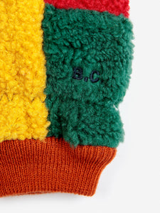 Bobo Choses / KID / Sheepskin Mittens / Color Block