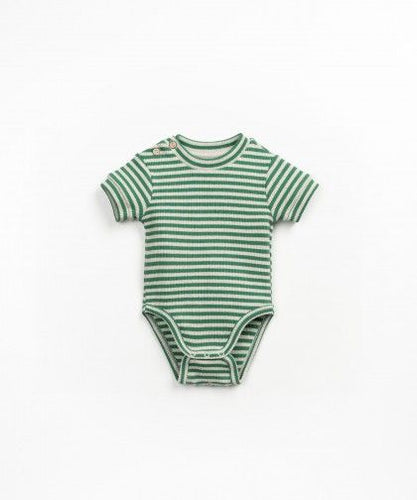 Play Up / BABY / Striped Rib Body / Botanical