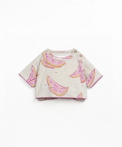 Play Up / BABY / Plush Sweater T-Shirt / Grés