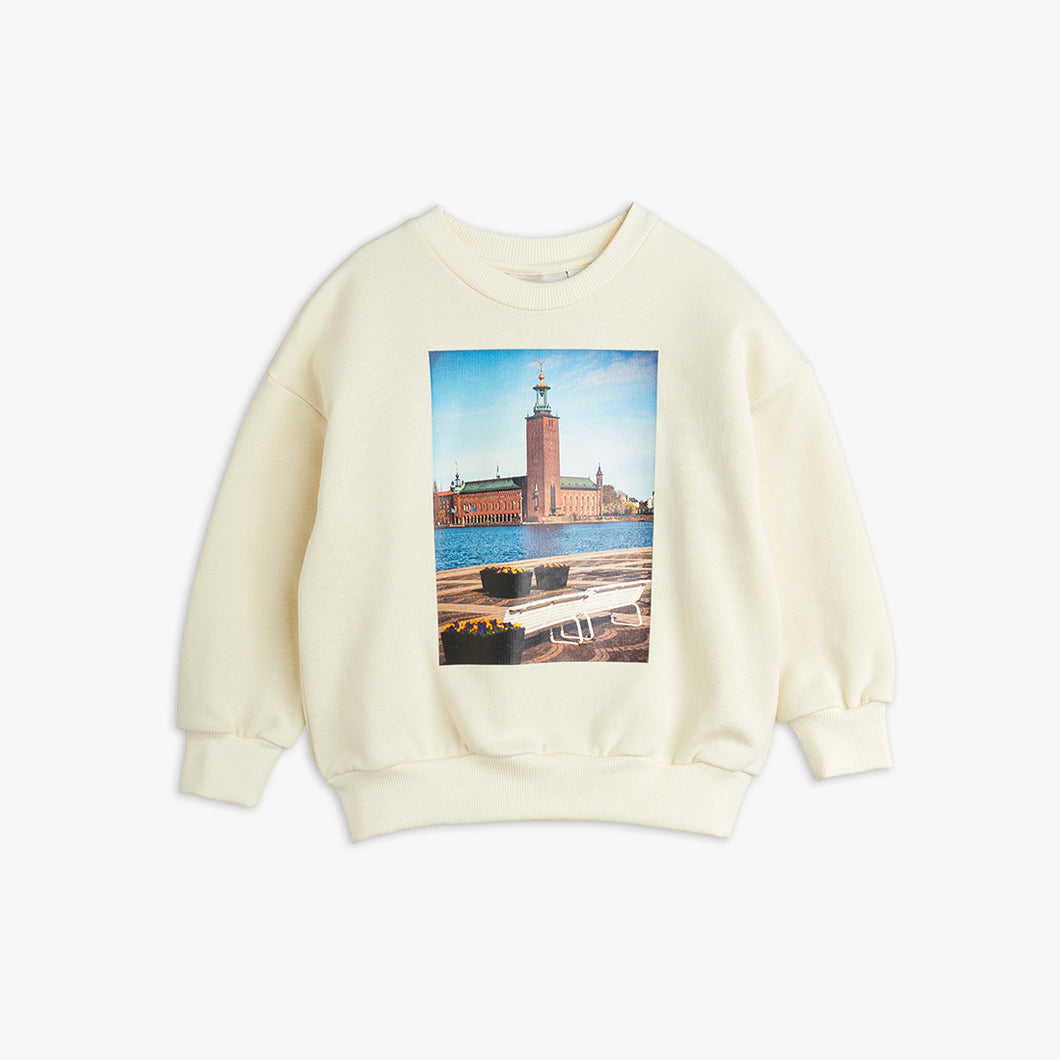 Mini Rodini / Sweatshirt / City Hall / Offwhite