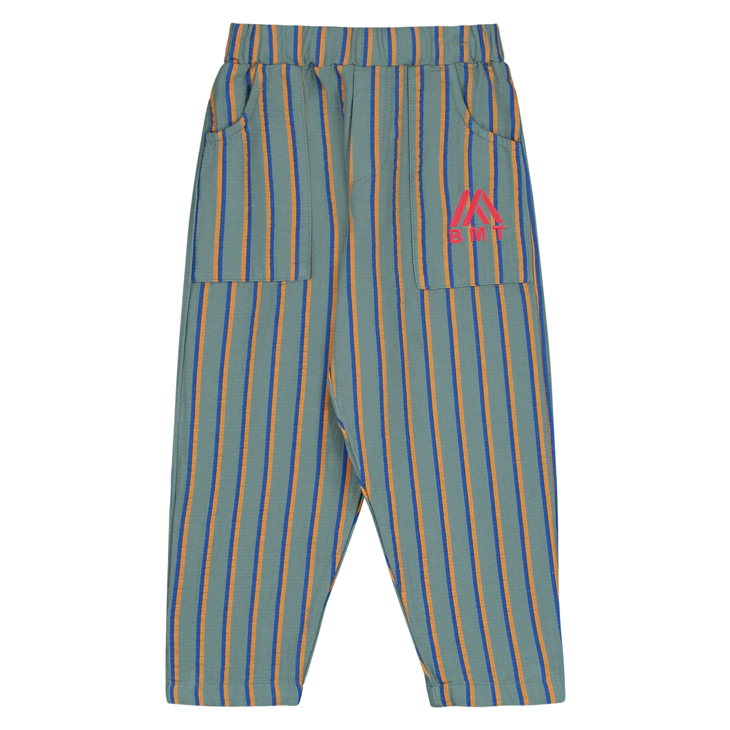 Bonmot / Elastic Waist Pant / V Stripe / Good Night