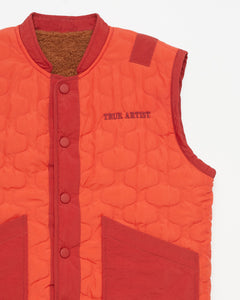 True Artist / KID / Padded Vest nº03 / Brick Red