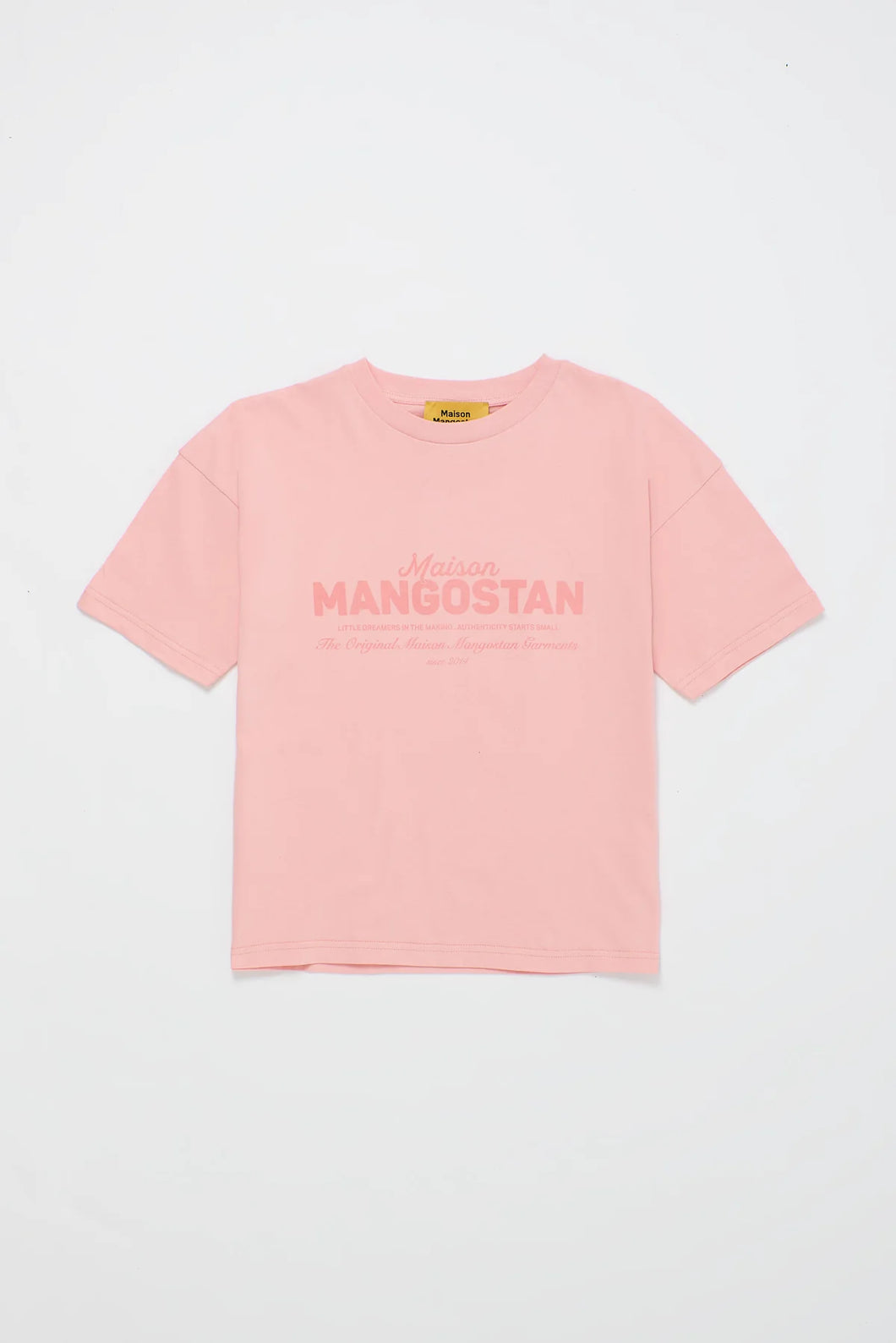 Maison Mangostan / The Original Logo T-Shirt / Pink