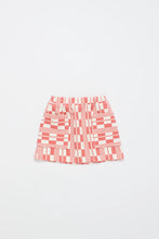 Load image into Gallery viewer, Maison Mangostan / Blanket Skirt / Red - White