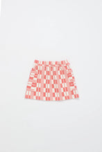 Load image into Gallery viewer, Maison Mangostan / Blanket Skirt / Red - White