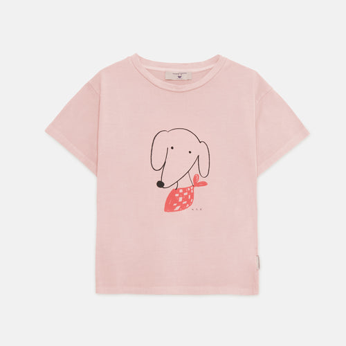 Weekend House Kids / Dog T-Shirt / Pink