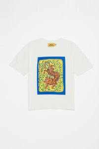 Maison Mangostan / Tiger T-Shirt / Cloudy White