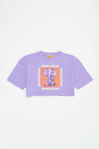 Maison Mangostan / Elephant T-Shirt / Lilac