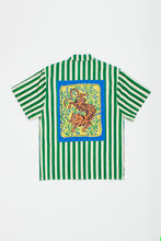 Load image into Gallery viewer, Maison Mangostan / Tiger Patchwork Shirt / Green