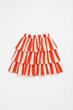 Load image into Gallery viewer, Maison Mangostan / Watermelon Stripes Skirt / White Red