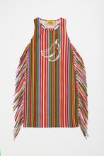 Load image into Gallery viewer, Maison Mangostan / Banana Stripes Dress / Multicolor