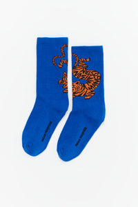 Maison Mangostan / Tiger Socks / Blue