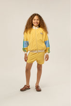 Load image into Gallery viewer, The Campamento / KID / Yellow Color Block Zipped Sweatshirt