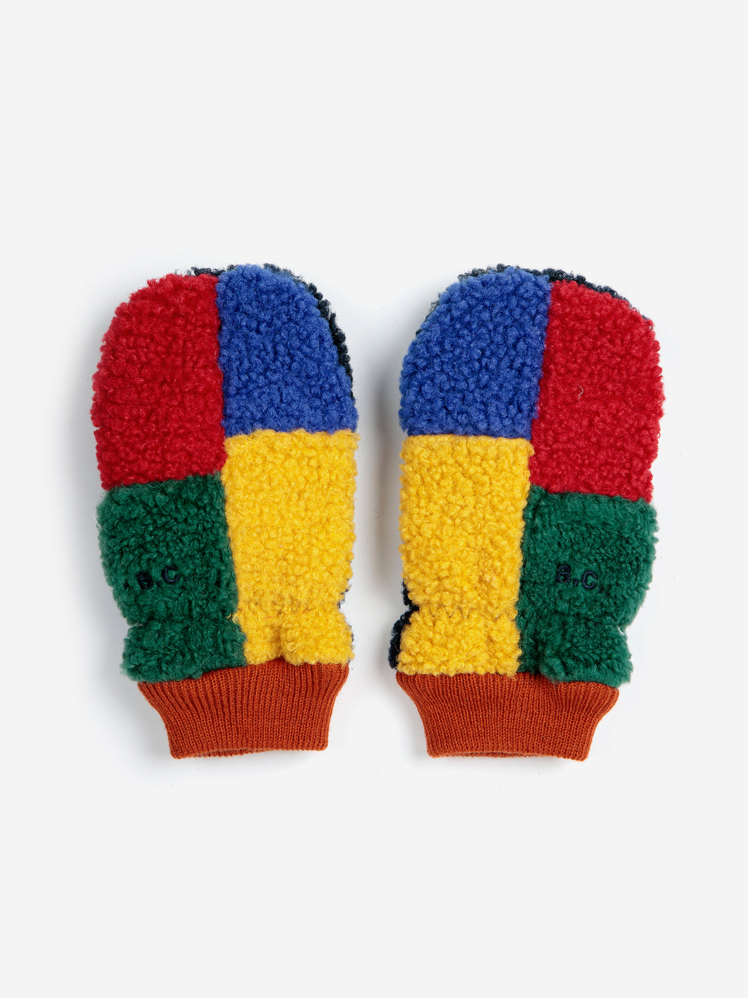 Bobo Choses / KID / Sheepskin Mittens / Color Block