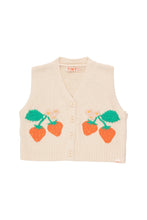 Load image into Gallery viewer, Tinycottons / KID / Strawberries vest / Light Cream