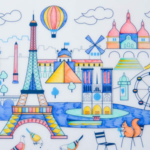 SuperPetit / Colouring Placemat Kit / Paris / Blue Bracelet