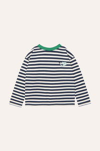 The Campamento / KID / Long Sleeves T-Shirt / Blue Stripes