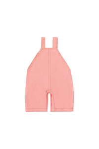 Tinycottons / BABY / Color Block Dungaree / Peach