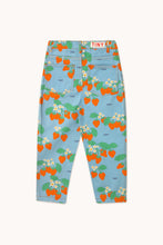 Load image into Gallery viewer, Tinycottons / KID / Strawberries Straight Jeans / Denim Blue