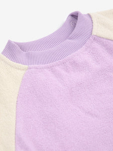 Bobo Choses / BABY / Terry Cloth Sweatshirt / Lila Color Block