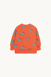 Tinycottons / KID / Rabbits Sweatshirt / Summer Red