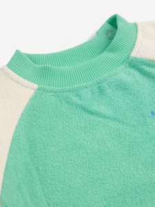 Bobo Choses / BABY / Terry Cloth Sweatshirt / Green Color Block