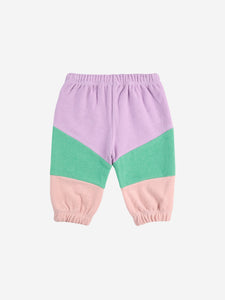 Bobo Choses / BABY / Terry Cloth Jogging Pants / Lila Color Block