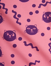 Load image into Gallery viewer, Mini Rodini / PRE SS25 / Sweatpants / Squiggly Cat AOP / Pink