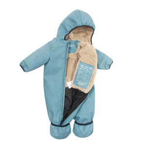 Gosoaky / Water Repellent Onesie / Baby Sparrow / Denim