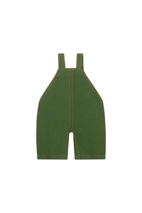 Tinycottons / BABY / Color Block Dungaree / Moss Green