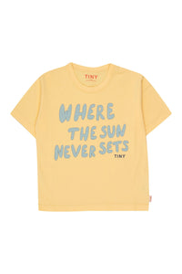 Tinycottons / KID / The Sun Graphic Tee / Mellow Yellow