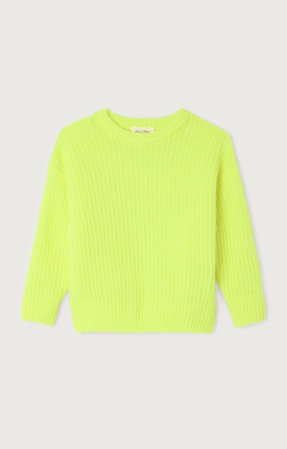 American Vintage / Knit Sweater / East / Jaune Fluo