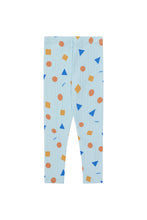 Load image into Gallery viewer, Tinycottons / KID / Geometric Pant / Warm Blue