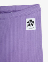 Load image into Gallery viewer, Mini Rodini / PRE SS25 / Leggings / Solid Rib / Purple