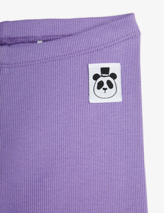 Mini Rodini / PRE SS25 / Leggings / Solid Rib / Purple