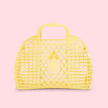 Load image into Gallery viewer, Sunjellies / Small Retro Basket / Yellow