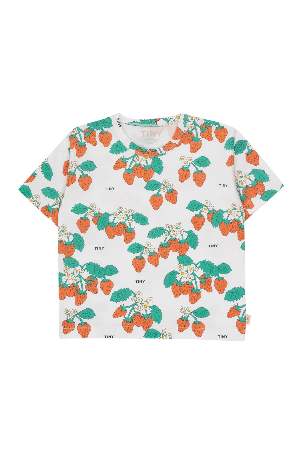 Tinycottons / KID / Strawberries Tee / Offwhite