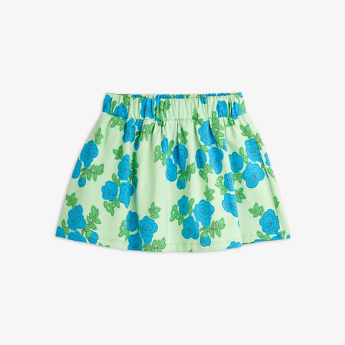 Mini Rodini / Skirt / Blue Roses AOP / Green