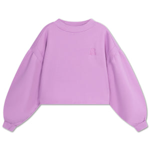 Repose AMS / Crop Heart Sweater / Violet Lilac