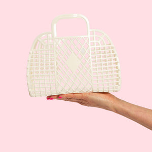 Sunjellies / Small Retro Basket / Cream