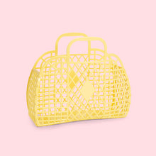 Load image into Gallery viewer, Sunjellies / Small Retro Basket / Yellow