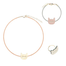 Load image into Gallery viewer, Mimi &amp; Lula / Jewellery Set / Cute Cat