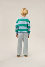 Load image into Gallery viewer, The Campamento / KID / Green Stripes Oversized Sweatshirt